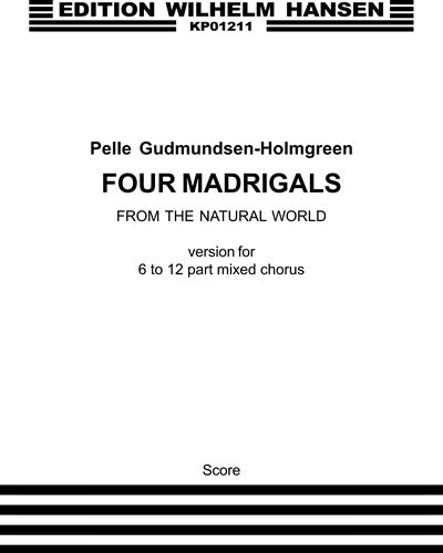 Four Madrigals From The Natural World